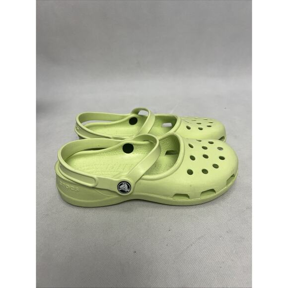 Crocs Shoes Women's Size 6 Karin Mary Jane Slingback Green Shoes - Picture 5 of 9
